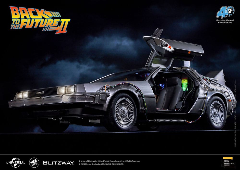 Back to the Future II Premium UMS vehicle 1/6 Time Machine 74 cm 8809321472754