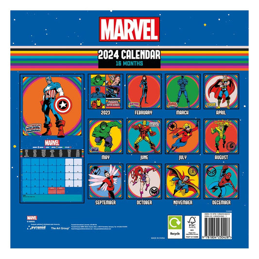Marvel Calendar 2024 Super Heroes 9781804230428