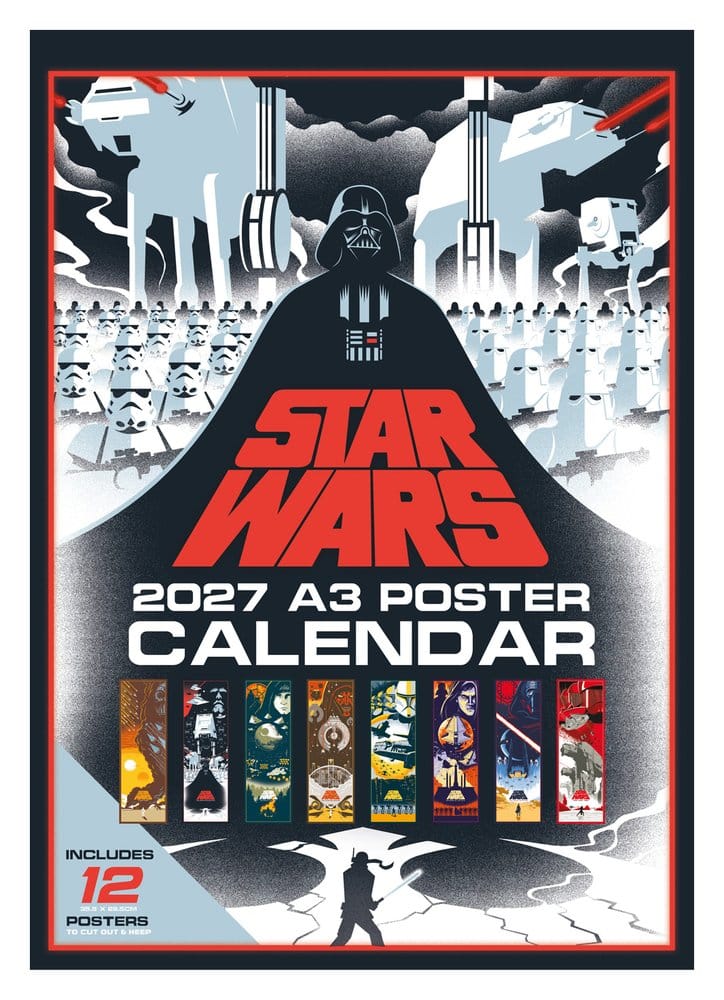 Star Wars Calendar A3 Poster 2027 5050574168793