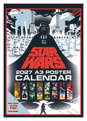 Star Wars Calendar A3 Poster 2027 5050574168793