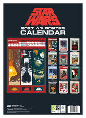 Star Wars Calendar A3 Poster 2027 5050574168793