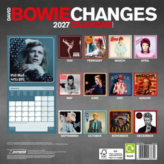 David Bowie Calendar Changes 2027 30 x 30 cm 5050574168830