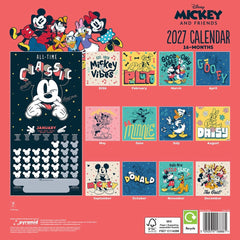 Mickey & Friends Calendar 2027 30 x 30 cm 5050574168861