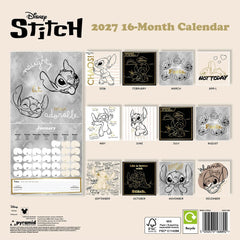 Stitch Calendar Life is Better with Stitch 2027 30 x 30 cm 5050574168892