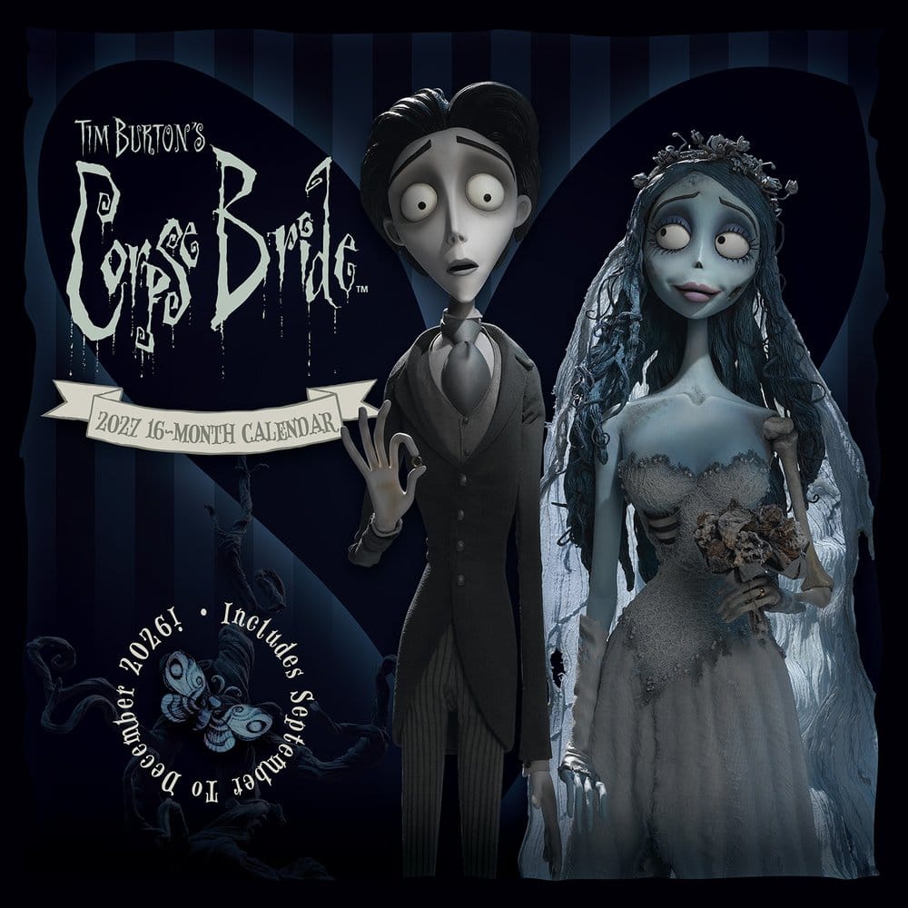 Corpse Bride Calendar 2027 30 x 30 cm 5050574168922