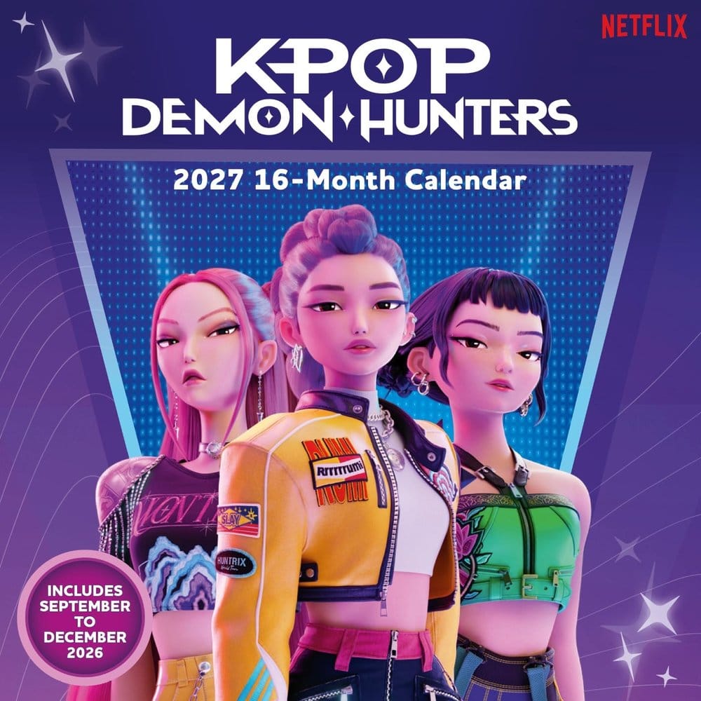 KPop Demon Hunters (2027) Square Wall Calendar 30 x 30 cm 5050574168960