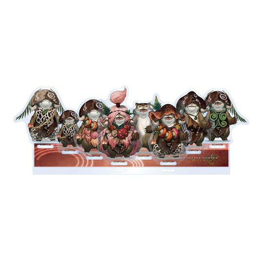 Monster Hunter Wilds Acrylic Stand Plumpeach Set 15 cm 4976219134712