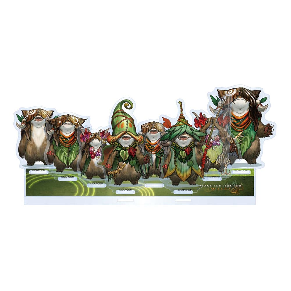 Monster Hunter Wilds Acrylic Stand Chomber Set 15 cm 4976219134729