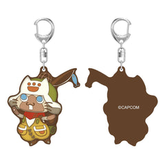 Monster Hunter Wilds Rubber Keychain Palico 7 cm 4976219134996