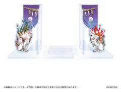 Okami 20th Anniversary Reprint Art Project Acrylic Bookends 14 cm 4976219138420