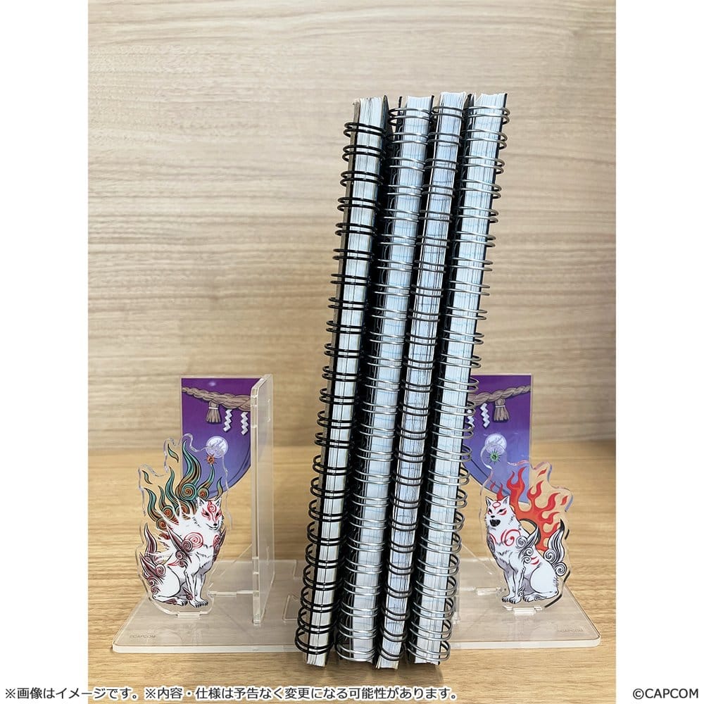 Okami 20th Anniversary Reprint Art Project Acrylic Bookends 14 cm 4976219138420