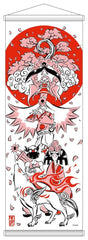 Okami 20th Anniversary Reprint Art Project Tapestry Spring 74 x 28 x 2 cm 4976219138437