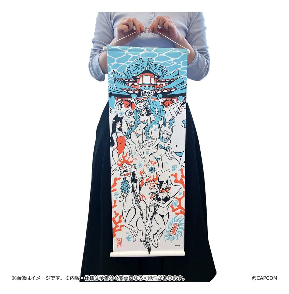 Okami 20th Anniversary Reprint Art Project Tapestry Summer 74 x 28 x 2 cm 4976219138444