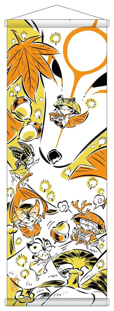 Okami 20th Anniversary Reprint Art Project Tapestry Autumn 74 x 28 x 2 cm 4976219138451