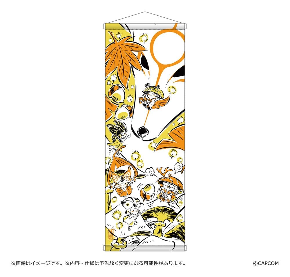 Okami 20th Anniversary Reprint Art Project Tapestry Autumn 74 x 28 x 2 cm 4976219138451