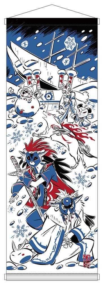 Okami 20th Anniversary Reprint Art Project Tapestry Winter 74 x 28 x 2 cm 4976219138468