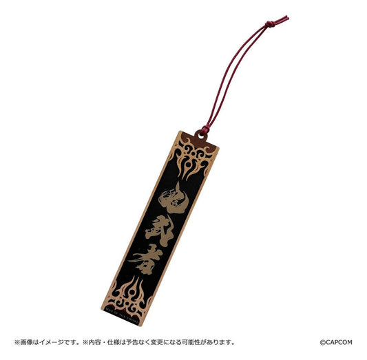 Onimusha: Way of the Sword Keychain Wooden tag 4976219139816