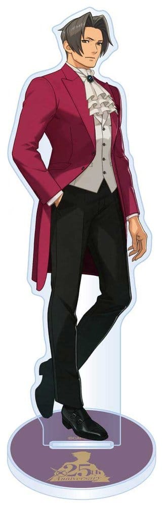 Ace Attorney 25th Anniversary Acrylic Stand Miles Edgeworth Main Visual 13–15 cm 4976219140218