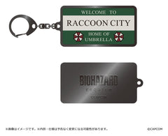 Resident Evil Requiem Metall-Schlüsselanhänger Raccoon City Welcome SignResident Evil Requiem Metal-Keychain Raccoon City Welcome SignResident Evil Requiem porte-clés en métal Raccoon City Welcome SignResident Evil Requiem Llavero metálico Raccoon City We 4976219140072