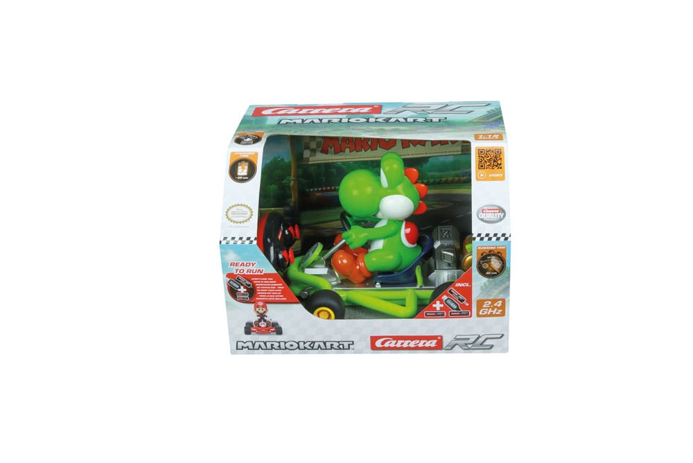 Super Mario Kart RC remote-controlled Car 1/18 2.4GHz Pipe Kart Yoshi 9003150131939