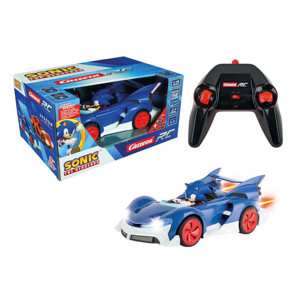 Sonic the Hedgehog Cart RC remote-controlled car 1/18 2.4GHz Sonic Performance 9003150136224
