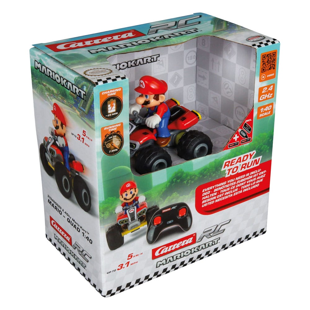 Super Mario Kart RC remote-controlled Quad 1/40 2.4GHz Mario 9003150136248