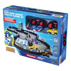 Sonic the Hedgehog RC remote-controlled Car 1/43 2.4GHz Tabletop Racing Set 9003150143253