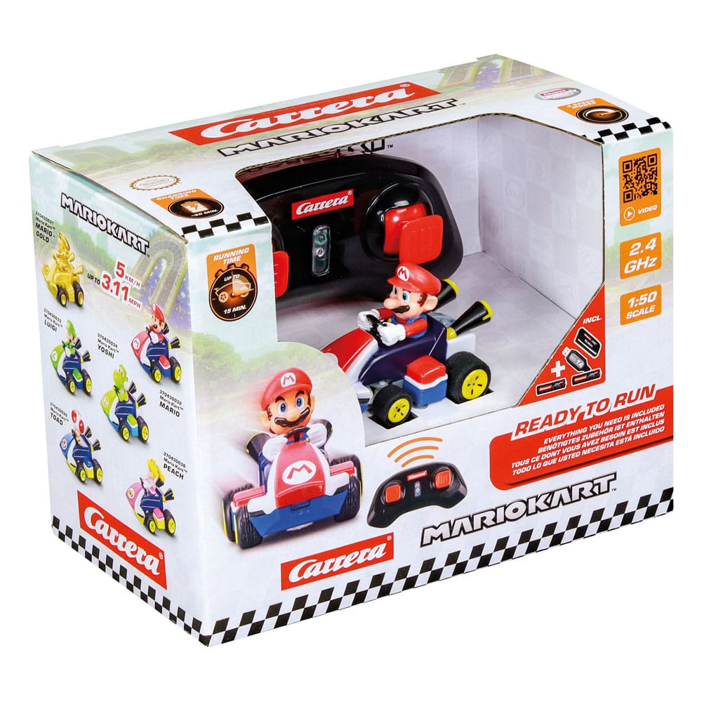 Super Mario Kart RC remote-controlled Car 1/50 2.4GHz Mini Mario  9003150148388