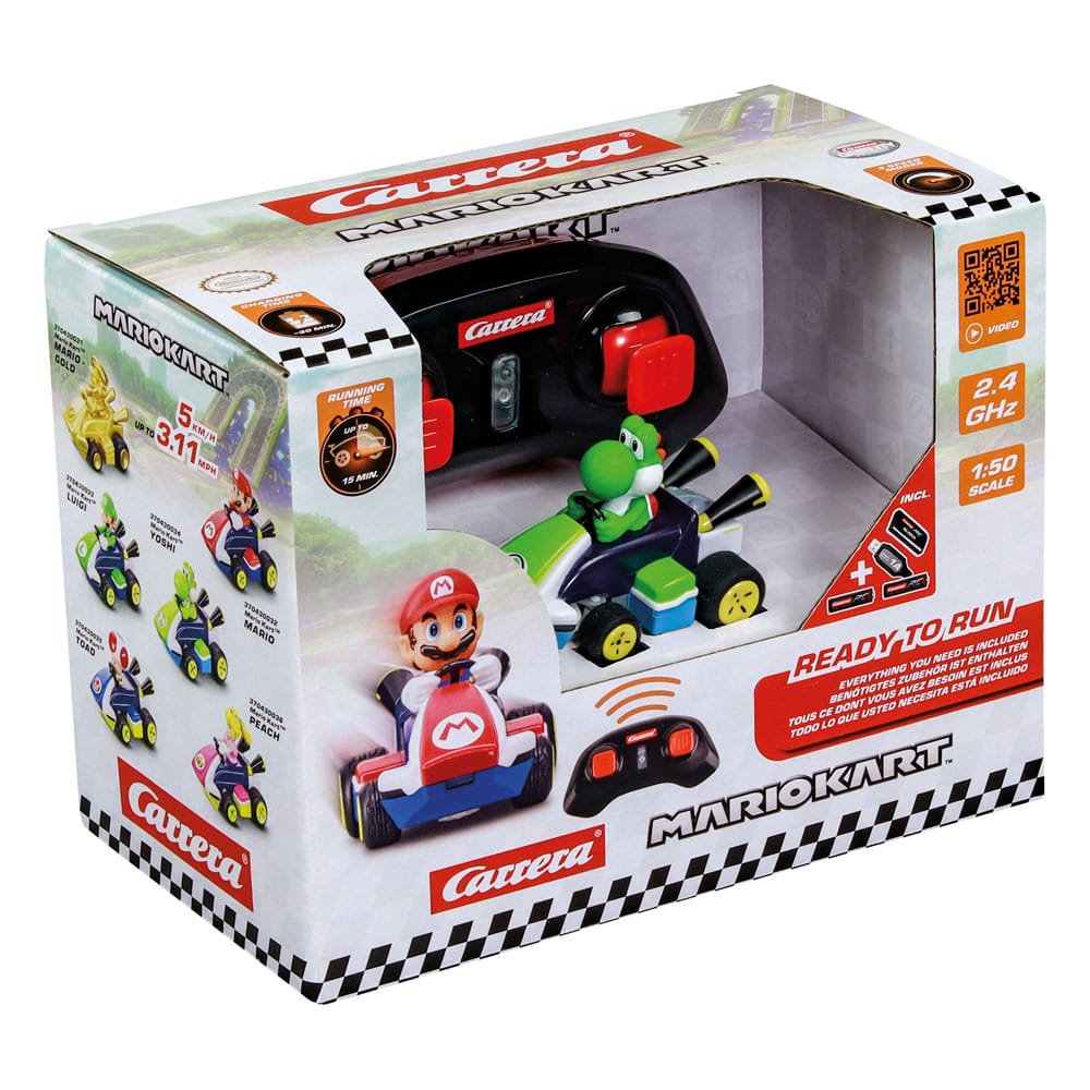 Super Mario Kart RC remote-controlled Car 1/50 2.4GHz Mini Yoshi 9003150148401