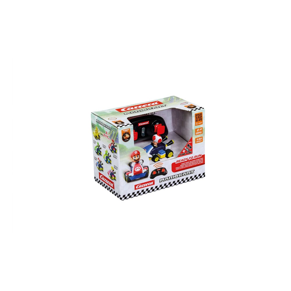 Super Mario Kart RC remote-controlled Car 1/50 2.4GHz Mini Toad 9003150148418
