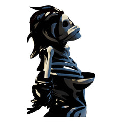 Die Ärzte  Statue 1/10 Gwendoline Skelett 17 cm 4270003567701