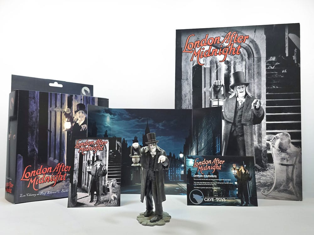 London After Midnight Statue 1/10 Lon Chaney Black & White Ver. 16 cm 4262502690004