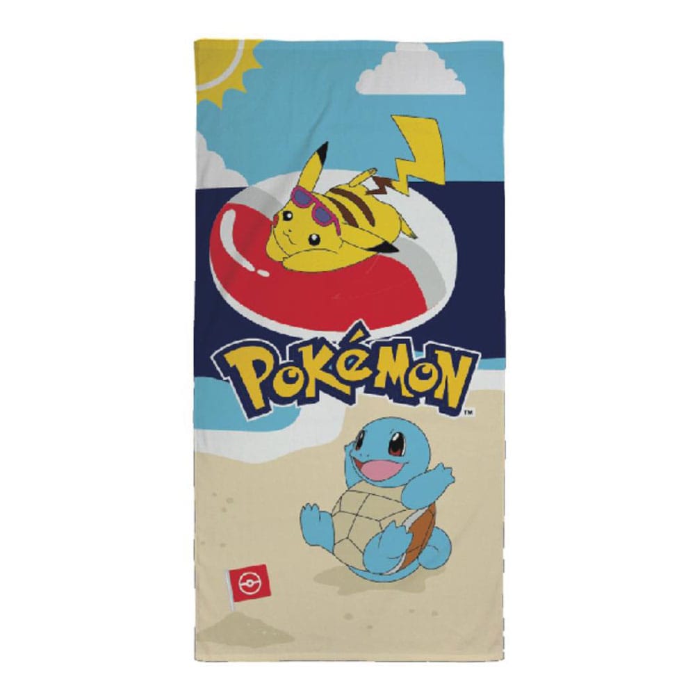 Pokemon Towel Pikachu, Schiggy 70 x 140 cm 8445484397000