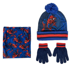 Marvel Beanie, Tube Scarf & Gloves 3-Set Spider-Man 8445484403008