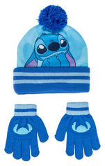 Lilo & Stitch Beanie & Gloves 2-Set Blue 8445484403138