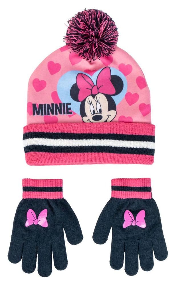 Disney Beanie & Gloves 2-Set Minnie Mouse 8445484403176