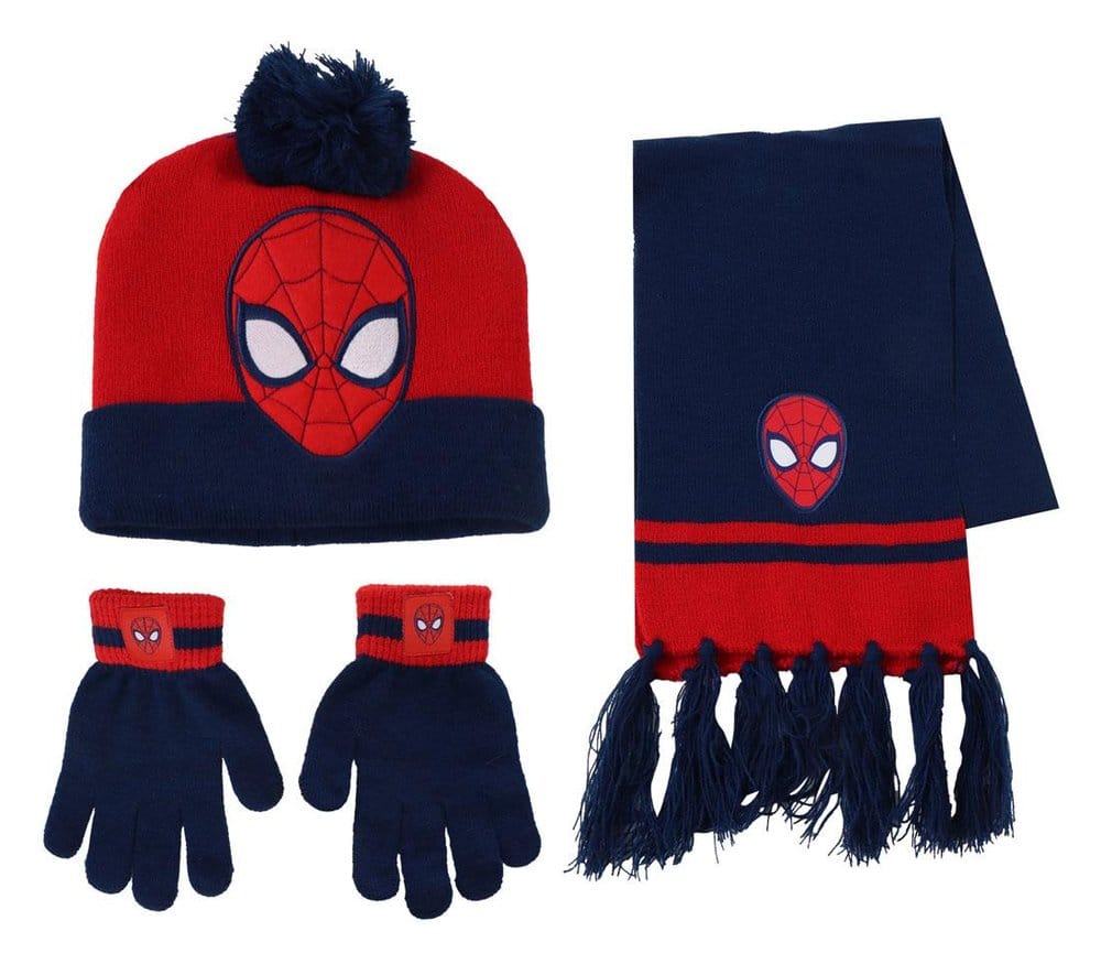 Marvel Beanie, Scarf & Gloves 3-Set Spider-Man 8445484529692