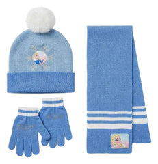 Frozen Beanie, Scarf & Gloves 3-Set 8445484529753