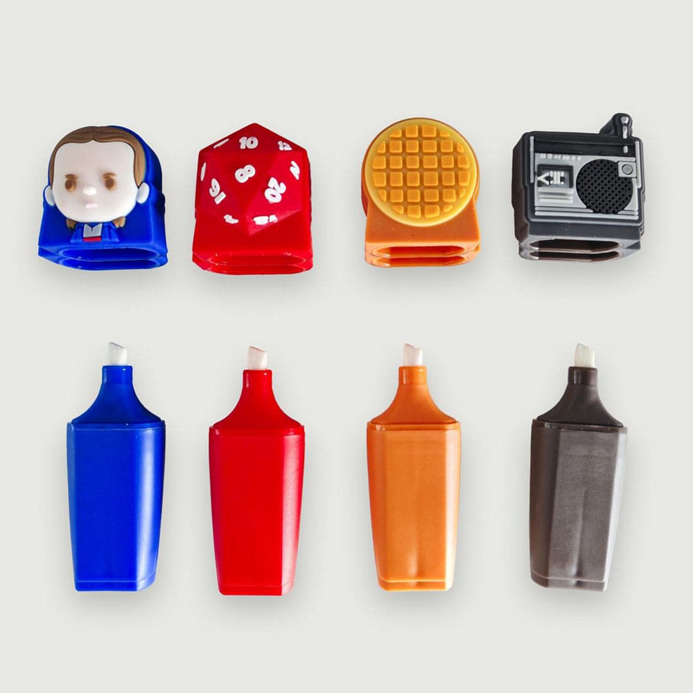 Stranger Thinigs Highlighters 4-Pack  8445484579680