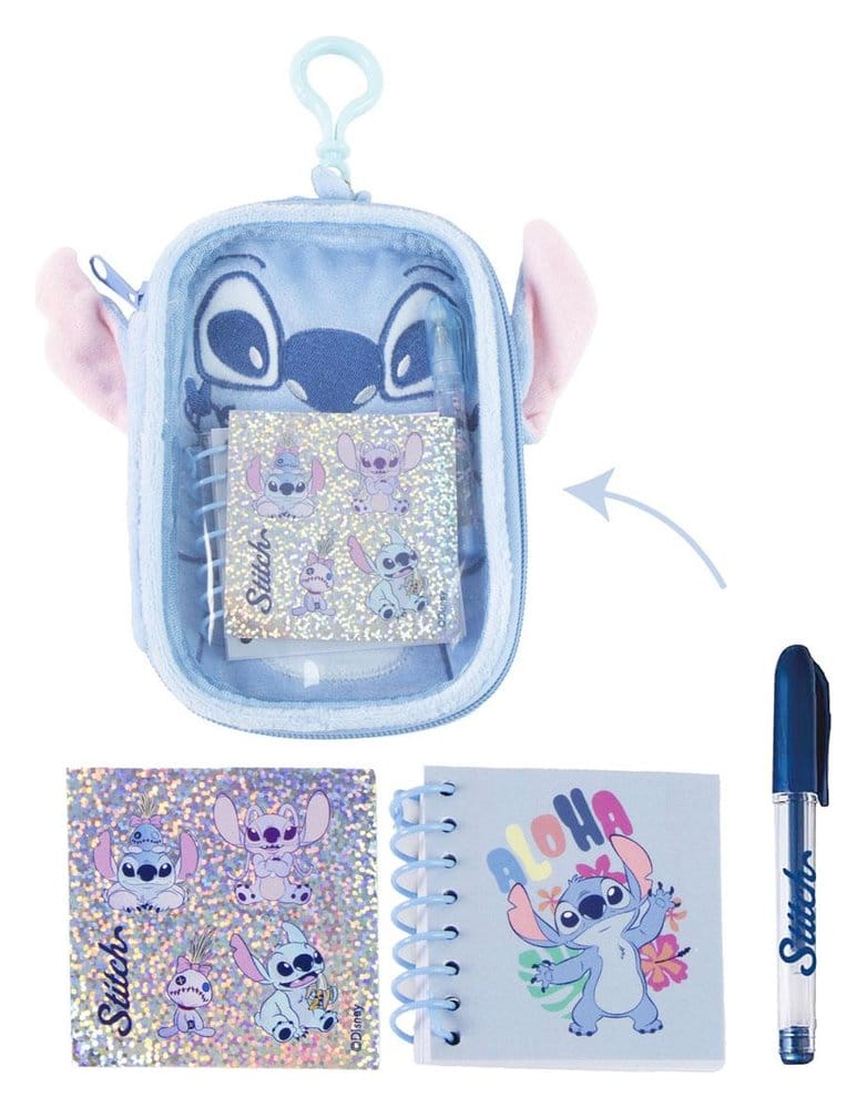 Disney Plush Stationery Set Stitch 8445484633481