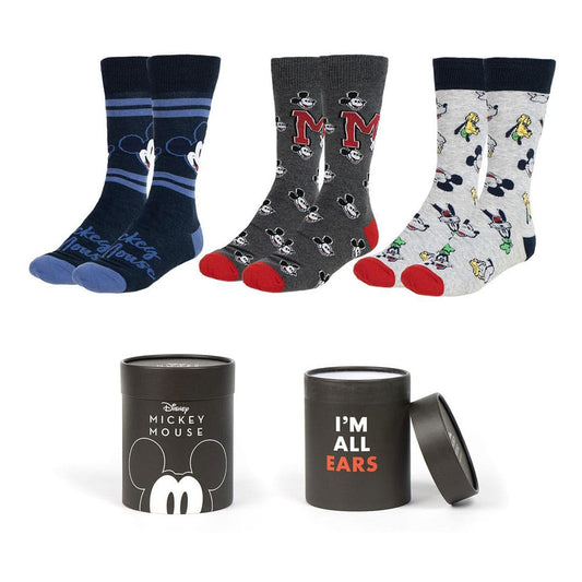 Disney Socks 3-Pack Mickey 38-45 8445484436655