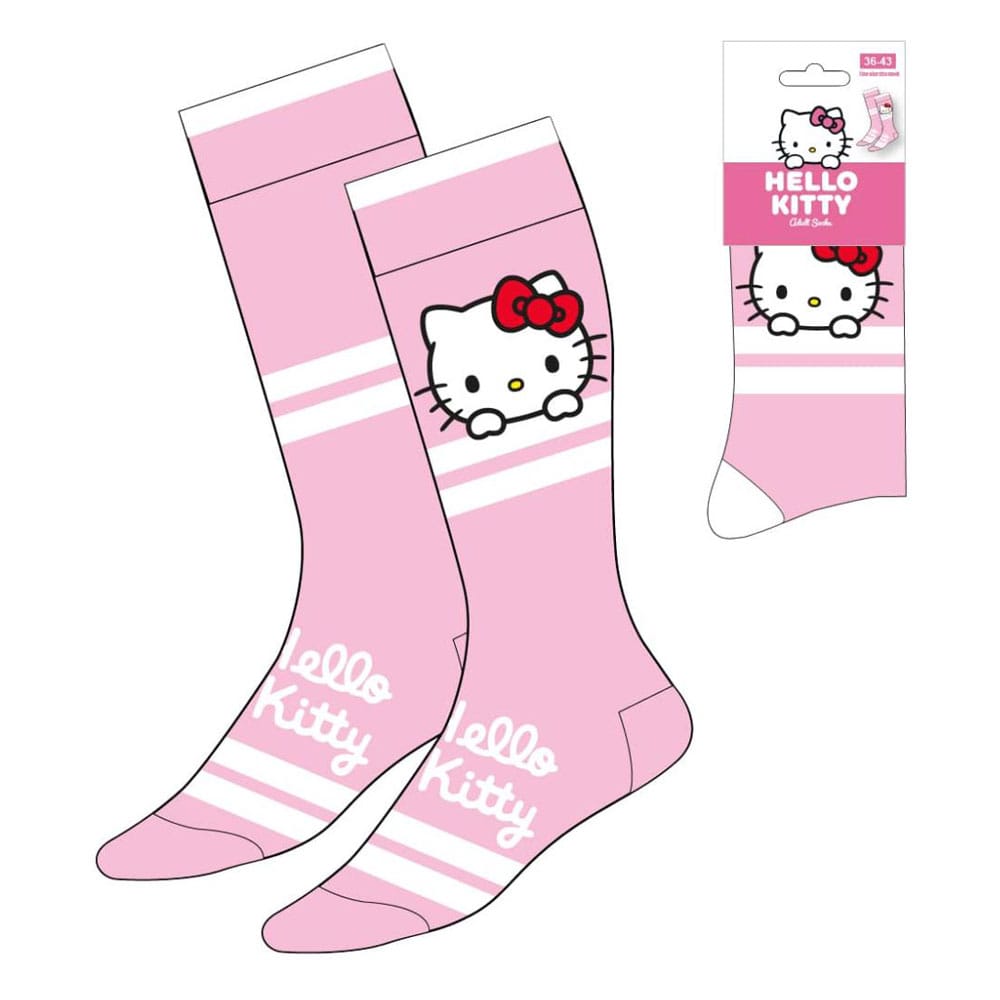 Sanrio Socks Hello Kitty Stripes 36-43 8445484544305
