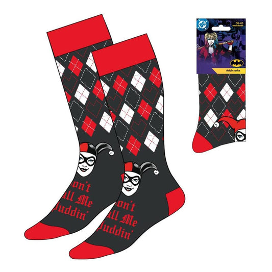 DC Comics Socks Harley Quinn Don´t Call Me Puddin 36-43   8445484544527
