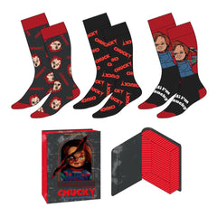 Chucky (Child´s Play) Socks 3-Pack 38-45 8445484544695