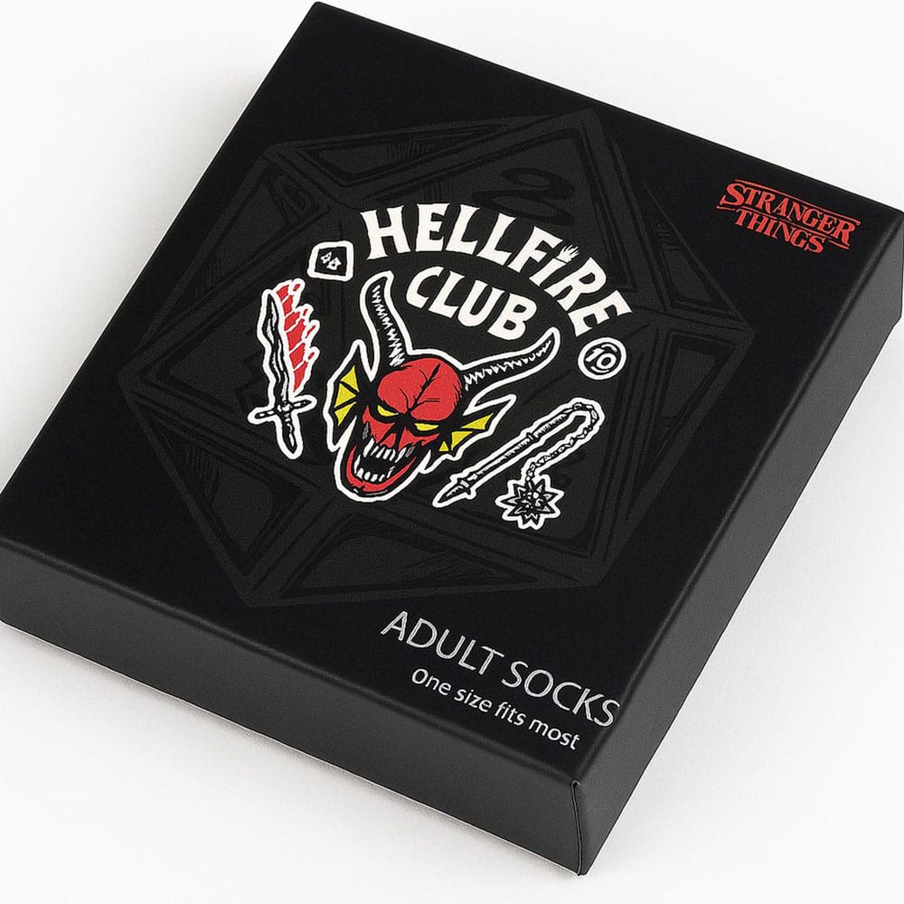 Stranger Things Socks 3-Pack 38-45 Hellfire Club 8445484579406