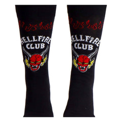 Stranger Things Socks Hellfire Club Black 38-45  8445484579451