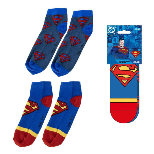 DC Comics Ankle socks 2-packs Superman 38-45 8445484593761