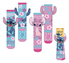 Lilo & Stitch Socks with Applications Stitch 27-34 8445484621266