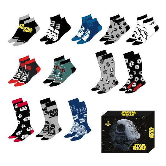Star Wars Socks 12-Pack 38-45  8445484623154