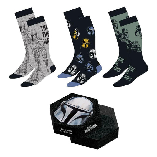 Star Wars: The Mandalorian Socks 3-Pack Mandalorian 38-45  8445484623239